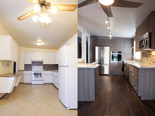 Kitchen Cabinet and countertop remodel job